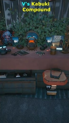 The Hideout V Deserves - Inside V’s Kabuki Base | Cyberpunk 2077 #Shorts #nightcity #gaming