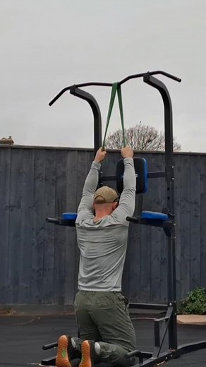 Resistance Band Lat Pulldown | Exercise Demo (Form and Technique)