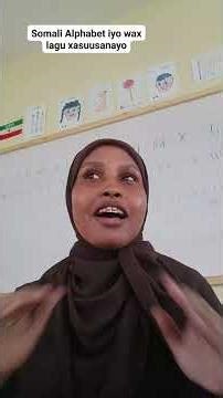 barashada somali alphabet