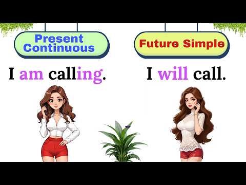 Learn English Tenses Easily! 📘 80 Future & Present Continuous Sentences