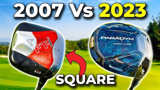 2007 square driver vs 2023 driver | Test and review