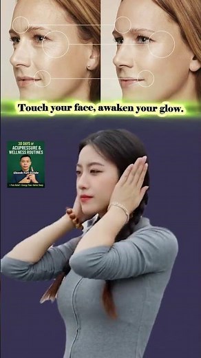 Rubbing different parts of your face daily can boost both beauty and health — from lung support to