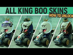 Mario Kart World - King Boo - How to unlock all Skins/Costumes