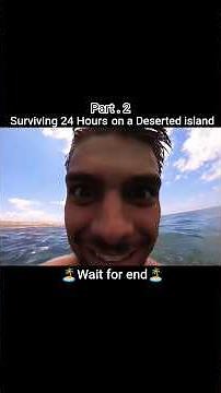 Mr.beast surviving 24 Hours on a Deserted island 🏝️ Part . 2 🏝️#shortvideo #mrbeastshorts