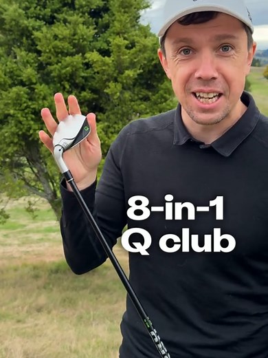Final testing of the lefty Q Gen 2 all-in-one golf club. | q golf