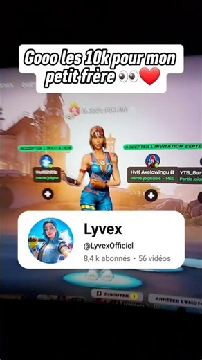 Let's reach 10k for my little brother @LyvexOfficiel 👀❤️ #fortnite #fouryourpag #gaming #shorts