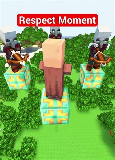 Minecraft Pillager Respect Moment 💀 (Papaoutai Afro Soul) #minecraft #shorts