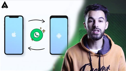 Transférer WhatsApp Facilement entre Android et iPhone