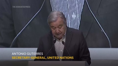 UN secretary general addresses nations mired in sticky political issues at climate talks
