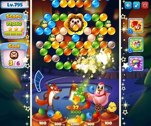 Level 795! Make sure to utilize the big cluster of Plus Bubbles in the middle of the map. Those could make all the difference! http://bit.ly/bubblecoco" | Bubble CoCo