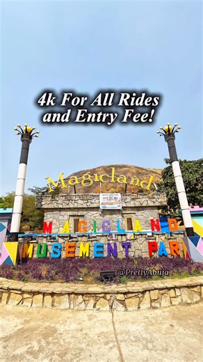 Abuja, Nigeria 🇳🇬 on Instagram: "Omo!!! 4k only to have the time of your life at Magicland and Amusement Park… @magicland_abuja We had so much fun today at Abuja’s OG fun city, and i promise you we played like children again it was giving childhood nostalgia. Perfect for anyone! Family, friends, etc! We went on like 7 rides and we could’ve gone on more but we sure don’t have the adrenaline of a 10yr old anymore 😅. We went on; 1. The Rollercoaster 2. ⁠The Pirates Ship 3. ⁠The Eagle 4. ⁠The Sup