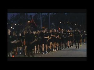 Running and Cadence with Paratroopers of the 82nd Airborne Division