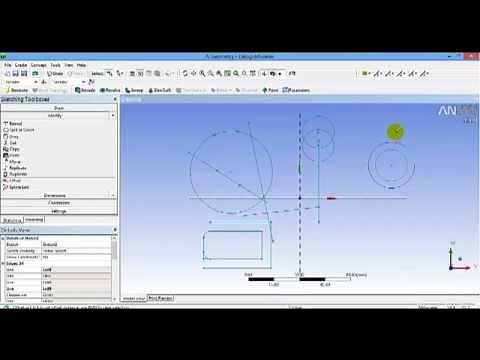 ANSYS Design Modeler : How to Modify sketches. Ansys Workbench Tutorial for Beginners.