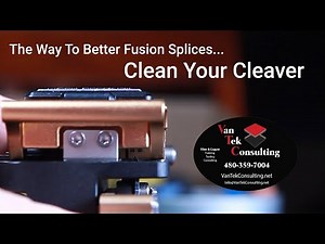 Fiber Optic Cleaver Cleaning