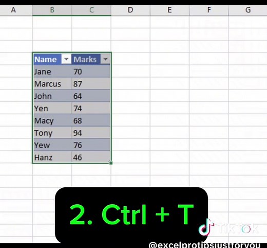 Fast and Easy Data Table Creation in Excel | Learn Excel Tips and Tricks