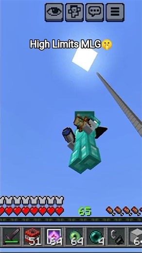 Minecraft MLG😱#minecraft #shorts #gaming