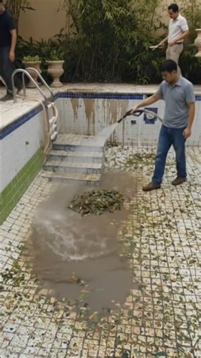 Tropical Pool Restoration Transformation | From Algae Disaster to Luxury Paradise 🌴💧