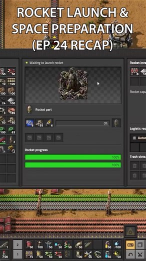 Rocket Parts & Space Preparation in Factorio SpaceAge Ep 24 Recap #factorio #factoriospaceage