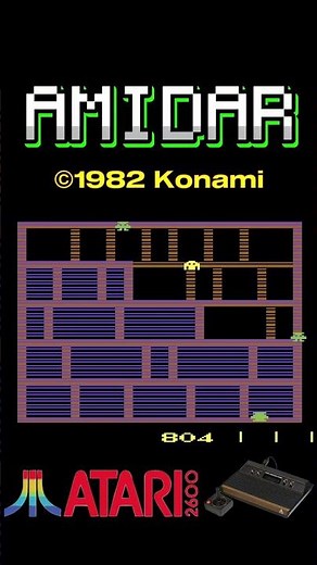 Amidar アミダー (Machine type: Atrari 2600) 4K
