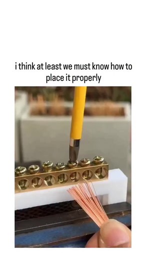 Popcorn Cafe🍿🎬 on Instagram: "The post shares a 31-second tutorial video showing how to strip insulation from stranded copper wire, twist the frayed strands tightly using a pencil eraser for neat insertion into a terminal block, and secure with a screwdriver, contrasting incorrect loose methods marked with red X's. Quoting a "funny video" prompt, it humorously educates on proper wiring to avoid common DIY errors, resonating with Indonesian-speaking users in replies who express newfound underst