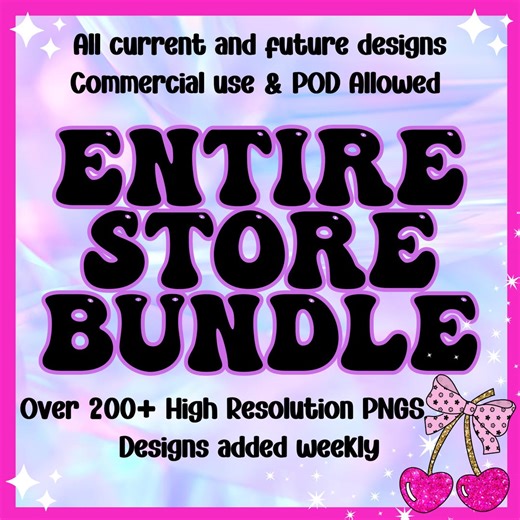 Entire Store Clipart PNG Bundle: Commercial Use License (digital Download) - Etsy