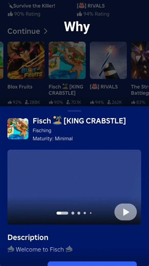 Why I use Marco and I ban from fisch because I don't like fisch unban me owner 😭🙏 #fisch