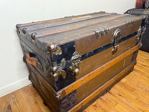 Antique Steamer Trunk, Vintage Trunk, Antique Travel Chest Trunk, Storage Chest, Coffee Table Trunk, Housewarming Gift, Vintage Trunk Chest - Etsy