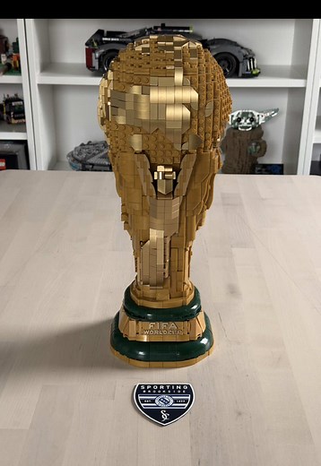DIY FIFA World Cup LEGO Trophy for Sporting Brookside