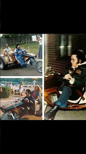 Elvis Presley's Love For The Trike: Mid 70's Tricycle! #elvispresley #elvis #shorts #shortsfeed