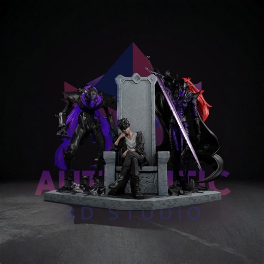 Solo Leveling Diorama (sung Jinwoo, Igris and Beru) Inspired | Anime Character 3D Print STL File - Etsy Canada