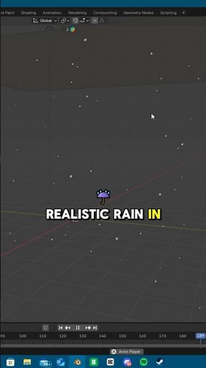 Create REALISTIC Rain in Blender with This Simple Trick