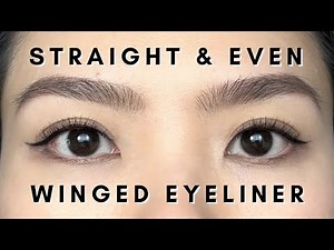 3 Ways to Draw STRAIGHT and EVEN Winged Eyeliner - Beginner Friendly, No Tape, Every Eye Shape