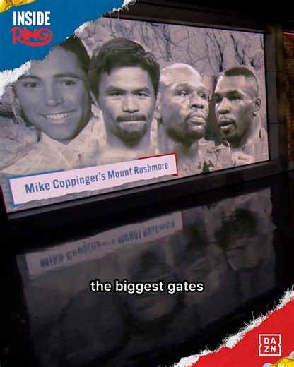 Mike Coppinger reveals who he has on his Mount Rushmore of boxing right now 👀 New weekly episodes airing Mondays at 2pm ET/11am PT exclusively on DAZN with the first 15 minutes on The Ring's social channels. | Inside Ring Show