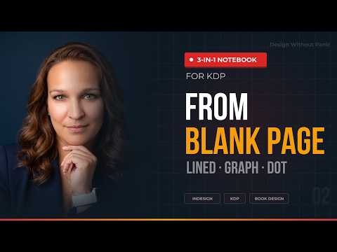 Lined Notebook Interior in InDesign for KDP – From Blank Page to PDF