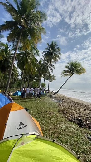 Beachside Camping Fun with Friends