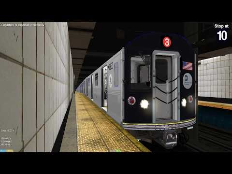 OpenBVE Preview: R152ML (3) Train Action
