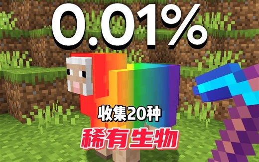 我的世界：收集mc最稀有的20种生物