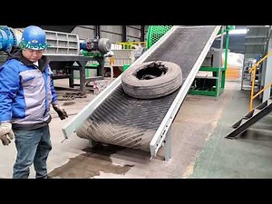 Rubber Tires Shredding Machine | Waste Tyre Recycling Plant