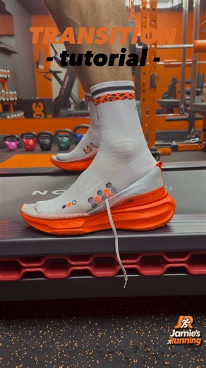 888K views · 2.1K reactions | Since a few people have asked, here’s a quick tutorial on how to make a simple but effective shoe transition on the treadmill. Give it a go, and tag me so I can see 欄 Do you want to see more easy tutorials like this? | Jamies.Running | Facebook