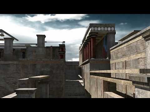 Knossos Palace Reconstruction Crete 3D