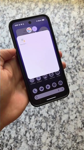 New App Bubbles in Android 17