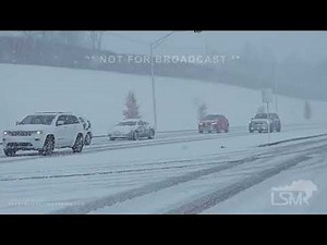 02-16-2025 Lexington, KY - Heavy snow after KY Flood low visibility