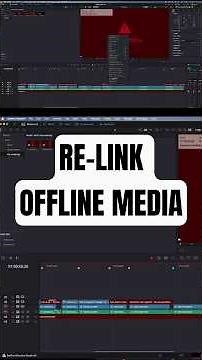 This is how to Re-Link OFFLINE media in Davinci Resolve 20