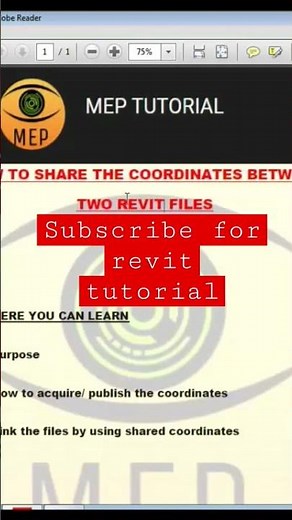 Link revit files #revit #bim #mep #freetutorial