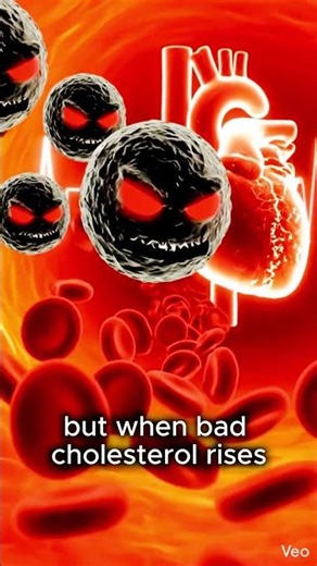 Bad Cholesterol Explained: How It Attacks Your Heart (3D Animation) #shortsfeed #shorts #health #ai