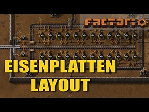 Eisenplatten Layout | Factorio Tutorial