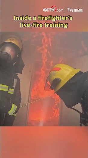 Inside a firefighter's live-fire training
