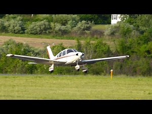 Piper Archer touch and go [4K Video]