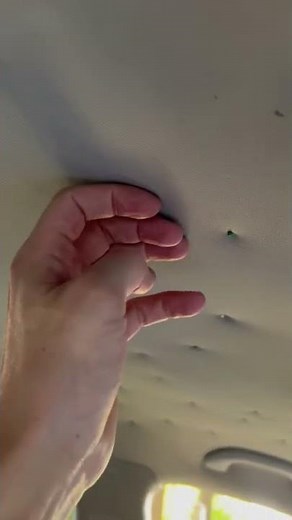 How to fix your car’s headliner !!#cheapfix