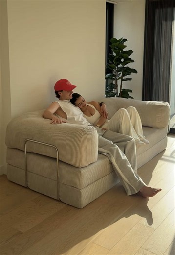 From long distance to building a house together 🤍 This is our dream sofa @OMHU